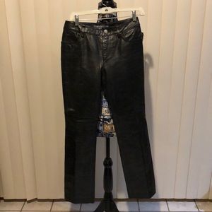 Gap Leather Jeans